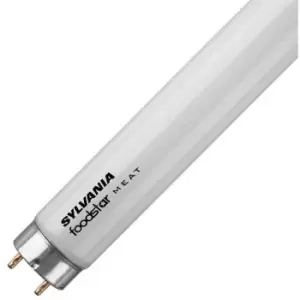 Image of Sylvania Fluorescent 3ft T8 Tube 30W G13 Dimmable Foodstar Meat FHE30W 176 3000K Warm White 910mm Length 2-Pin Light
