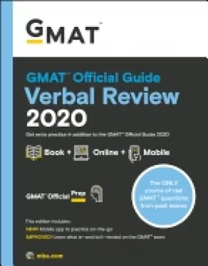 Image of gmat official guide 2020 verbal review book online question bank