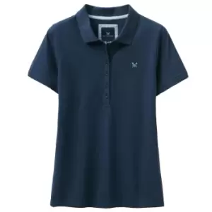 Image of Crew Clothing Womens Ocean Classic Polo Shirt Navy 18