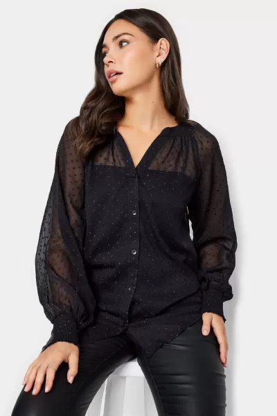 Image of Tall Button Through Blouse