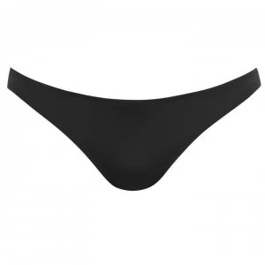 Image of Calvin Klein NYC Cheeky Bikini Bottoms - Black BEH
