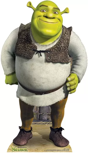 Image of Shrek Stand In Cut Out - Child Size