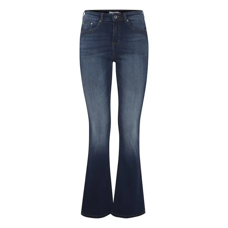 Image of b.Young Womens jeans b.young bylola byluni flare Bleu Female 28x32