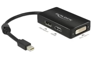 Image of DeLOCK 0.16m DisplayPort/Displayport + HDMI + DVI Mini DisplayPort...