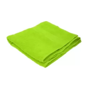Image of Jassz Plain Towel 50cm 100cm (350 GSM) (One Size) (Bright Green)