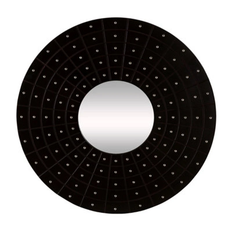 Image of Premier Housewares Sloane Round Wall Mirror Black