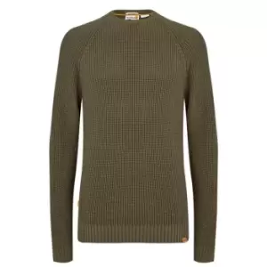 Image of Timberland Timberland Beard Knit Jumper Mens - Green