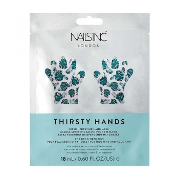 Image of nails inc. Thirsty Hands Super Hydrating Hand Mask 18ml