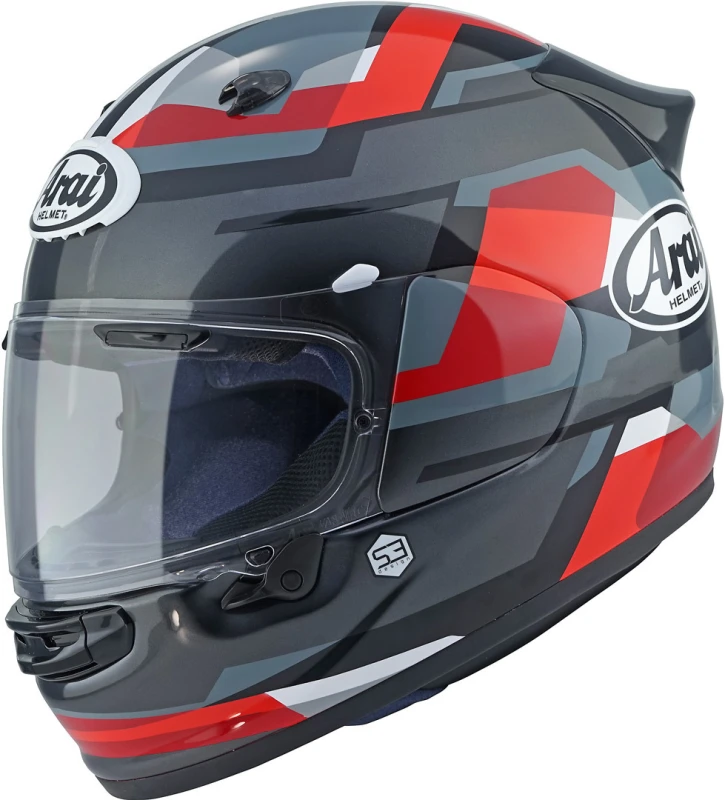 Image of Arai Quantic Abstract Blue Full Face Helmet Size S