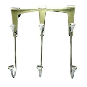 Image of BQ Silver Chrome effect Hook rail H230mm W115mm L205mm