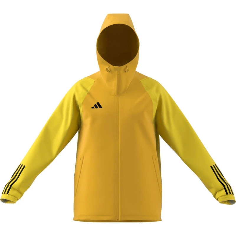 Image of adidas Tiro 23 Competition All-Weather Jacket - Yellow Yellow XS