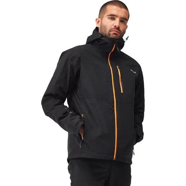 Image of Regatta Mens Wentwood VIII 3 in 1 Waterproof Jacket L - Chest 41-42' (104-106.5cm) Black RMP359-HZT-L