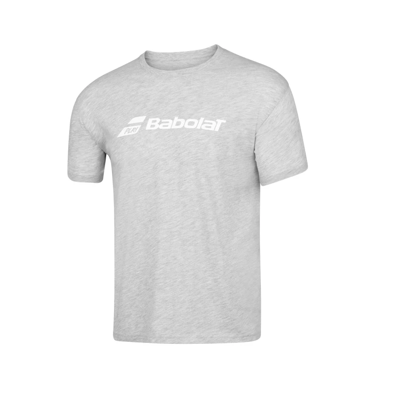 Image of Babolat Exercise T-Shirt Juniors - Grey Grey 10 - 12 Years