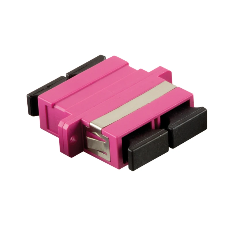Image of LogiLink SC/SC fibre optic adapter SC/SC Pink