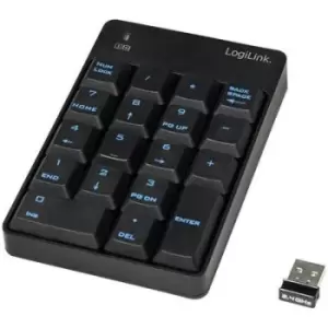 Image of LogiLink ID0120 Radio Numeric keypad Black