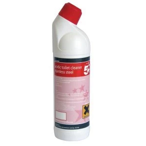 Image of 5 Star Facilities 1 Litre Acidic Toilet Cleaner