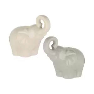 Image of Typhoon World Foods Set Of 2 Elephant Salt & Pepper Shakers