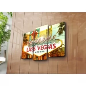 Image of 3PATK-9 Multicolor Decorative Canvas Painting (3 Pieces)