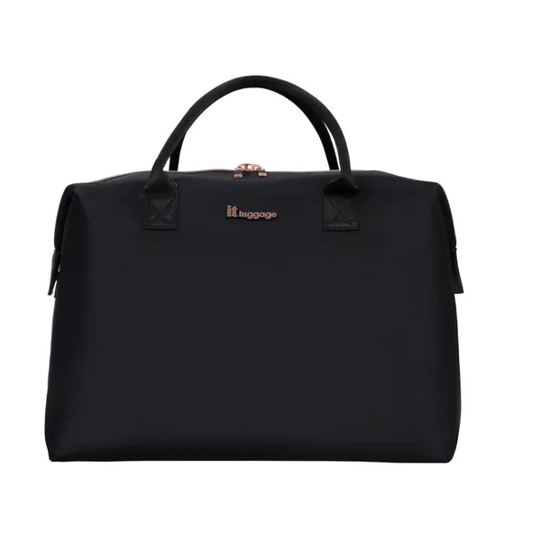 Image of IT Luggage Charmer Black Travel Holdall Black VI16701