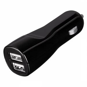 Image of Hama Auto-Detect USB Dual Vehicle Charger 5 V/4.8 A Black