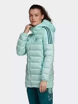 Image of adidas Germany Winter Jacket, Light Green Size M Women