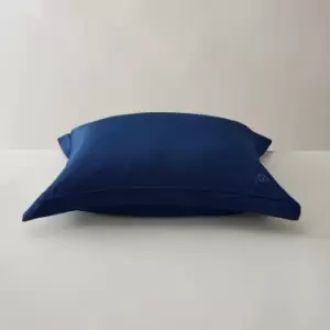 Image of Ted Baker 250 Thread Count Plain Dye Square Oxford Pillowcase, Navy