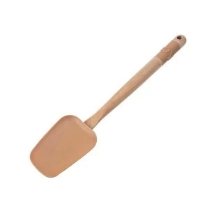 Image of Denby Barley Spoon Spatula Silicon Head and Denby Wooden Handle