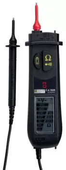 Image of Chauvin Arnoux CA 745N, LCD Voltage Indicator, 690V ac/dc, Continuity Check, Battery Powered, CAT III 600 V