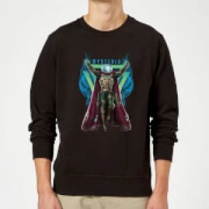 Image of Spider-Man Far From Home Mysterio Magic Sweatshirt - Black - 5XL