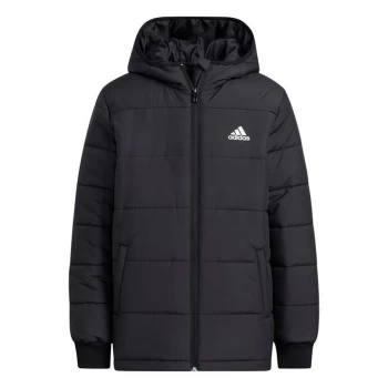 Image of adidas Padded Winter Jacket Kids - Black / Black / White