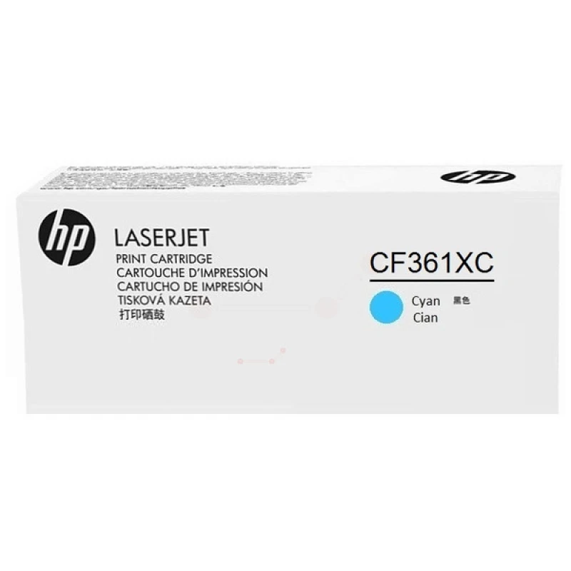 Image of HP CF361XC/508X Toner cartridge cyan Contract. 9.5K pages ISO/IEC 1979