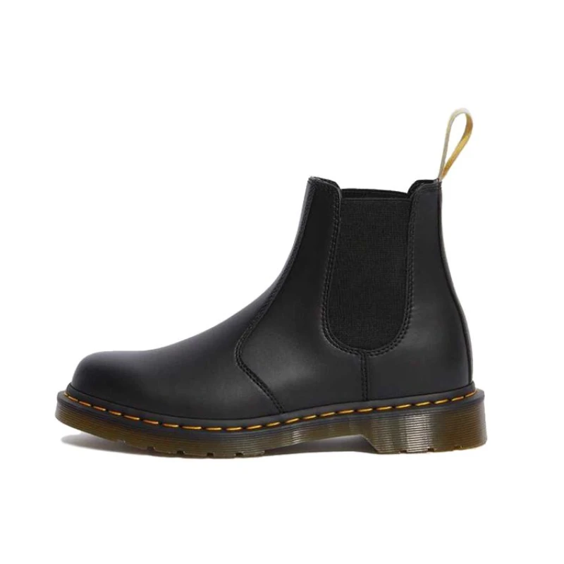 Image of Dr. Martens Vegan 2976 Black Felix Rub Off Boot Black EU37 Unisex