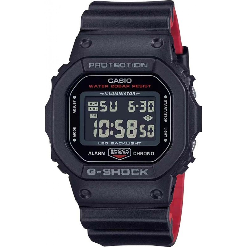 Image of Casio Casio Men DW-5600UHR-1ER G-Shock 43mm Quartz Watch in Black One Size Male 4549526367717