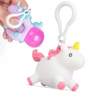 Image of Pooing Unicorn Backpack Buddy Keyring