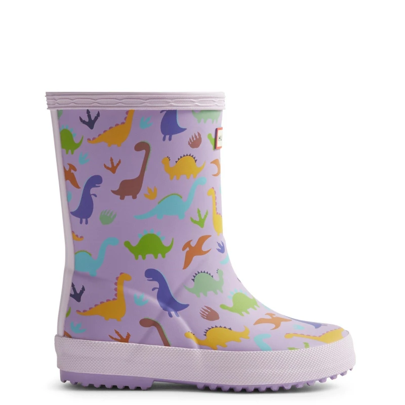 Image of Hunter Kids Dinosaur Boot Purple female 13 (32)