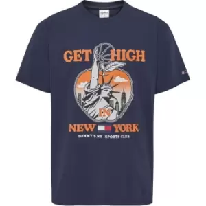 Image of Tommy Jeans Classic Sport T-Shirt Mens - Blue