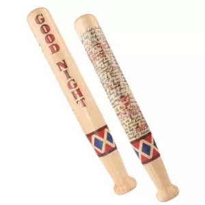 Image of Birds Of Prey Rolling pin Harley Quinn Bat 44 cm