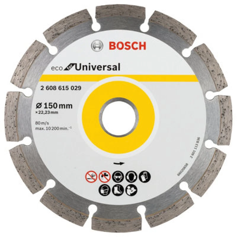 Image of Bosch Professional Diamond Cutting Disc Eco - Universal, 150X22.23X2.1X7