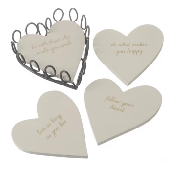 Image of Follow Your Heart Coasters By Heaven Sends