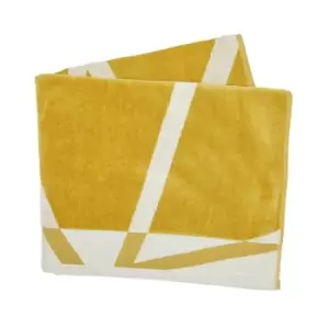 Image of Harlequin Sumi Cotton Velour Towels - Yellow