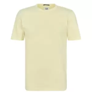 Image of CP Company Pastel Logo T-Shirt - Yellow