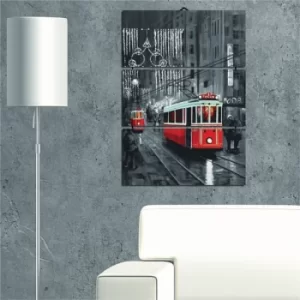 Image of B12 Multicolor Decorative MDF Painting (3 Pieces)