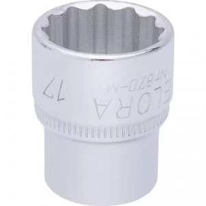 Image of Elora 3/8" Drive Bi Hexagon Socket Metric 3/8" 17mm
