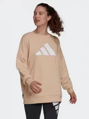 Image of adidas Sportswear Future Icons Sweatshirt, Pink, Size S, Women