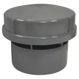 Image of Floplast Grey Solvent Weld Air Admittance Valve, (Dia)110mm
