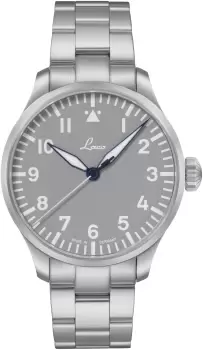 Image of Laco Watch Flieger Basic Augsburg Grau 42 Bracelet