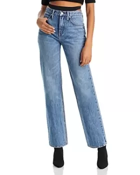 Image of alexanderwang.t Low Rise Slouchy Jeans in Vintage Medium Indigo