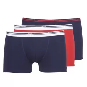 Image of DIM DAILY COLORS BOXER x3 mens Boxer shorts in Blue - Sizes EU M,EU XL,EU L,EU XXL