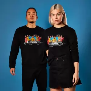 Image of USS Enterprise Crew Star Trek Sweatshirt - Black - M - Black