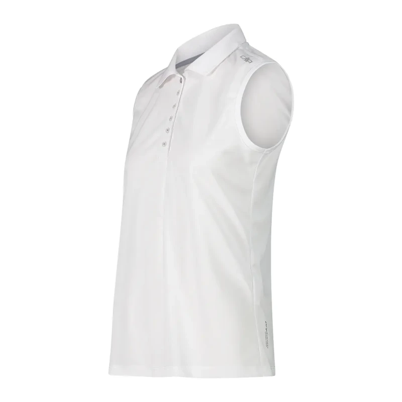 Image of Woman's sleeveless Polo shirt CMP Blanc Female M